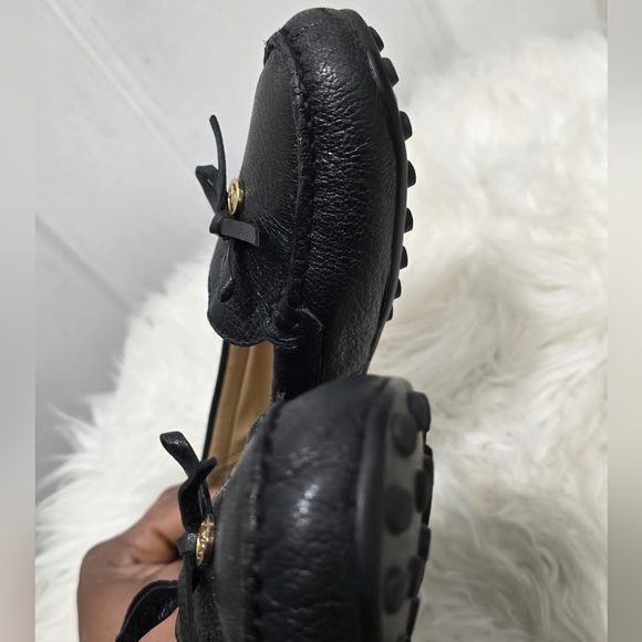 Michael Kors Everett Leather Moccasin Black Loafers Flat Women's Size 6M🌴✌️ - Picture 7 of 10